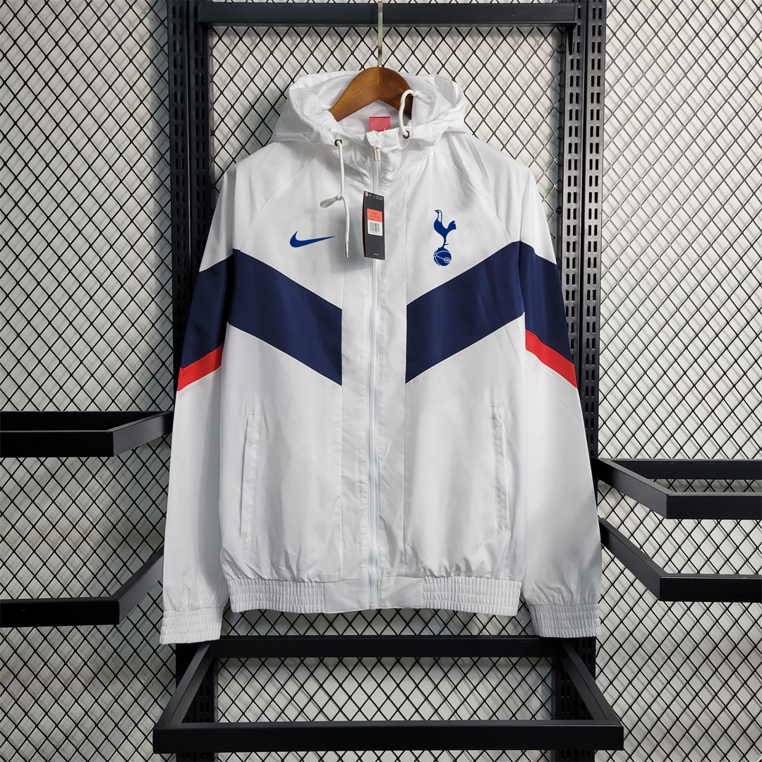 Tottenham Hotspur 23-24 White Player Windbreaker